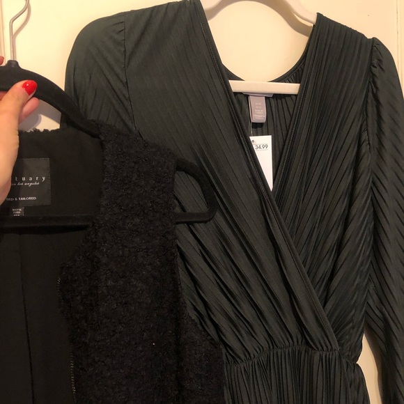 NWT H&M pleated wrap dress - Picture 7 of 7